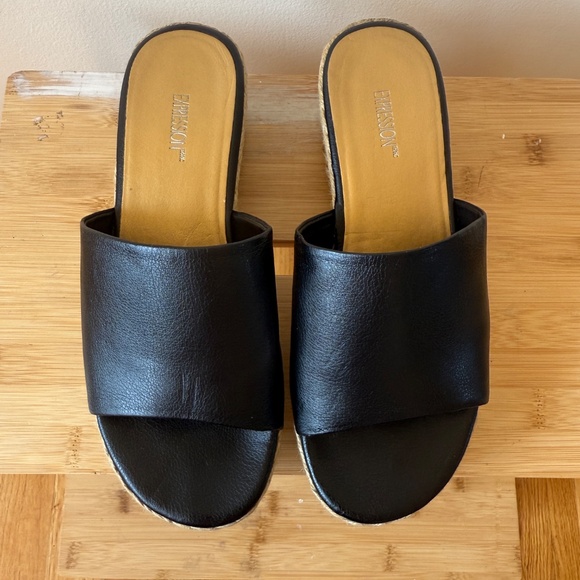 Fabulous Y2K Black Expression platform slide sandals - Picture 5 of 7